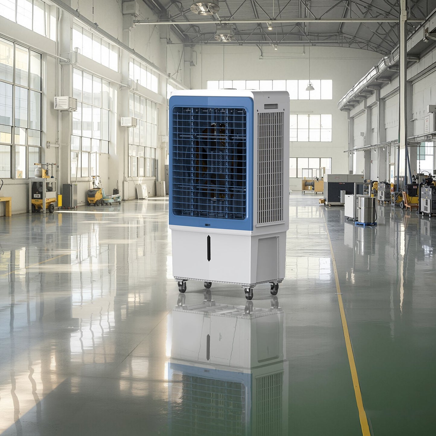 OzonAir Pro 4129 | 46" Tower Evaporative Cooler with 12.7 Gal Tank & Remote | 46" - Professional Detail 9