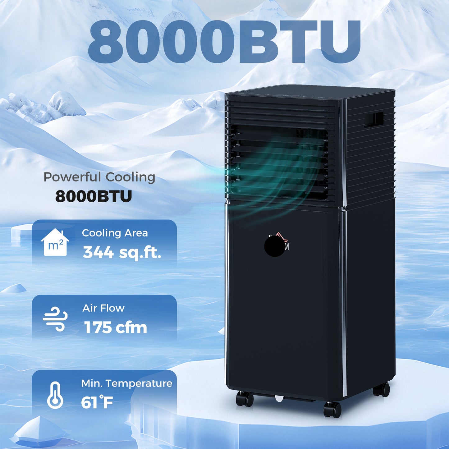 8000 portable air conditioner – Ozon Air Pro