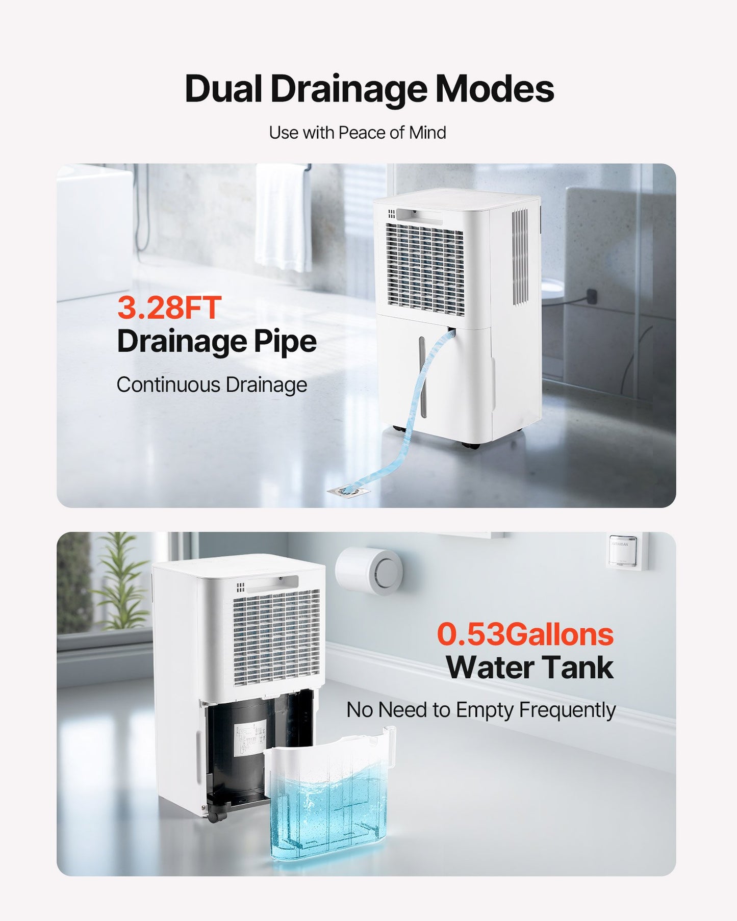 35 Pint Dehumidifier for Home & Basement – Ultra-Quiet, Smart Humidity Control
