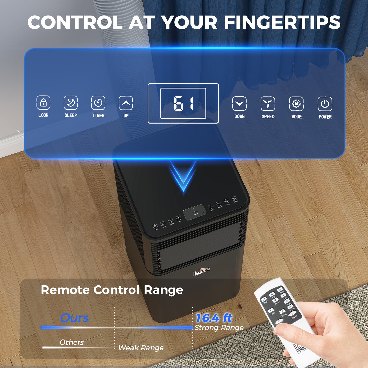 Remote control for portable air conditioner – Ozon Air Pro