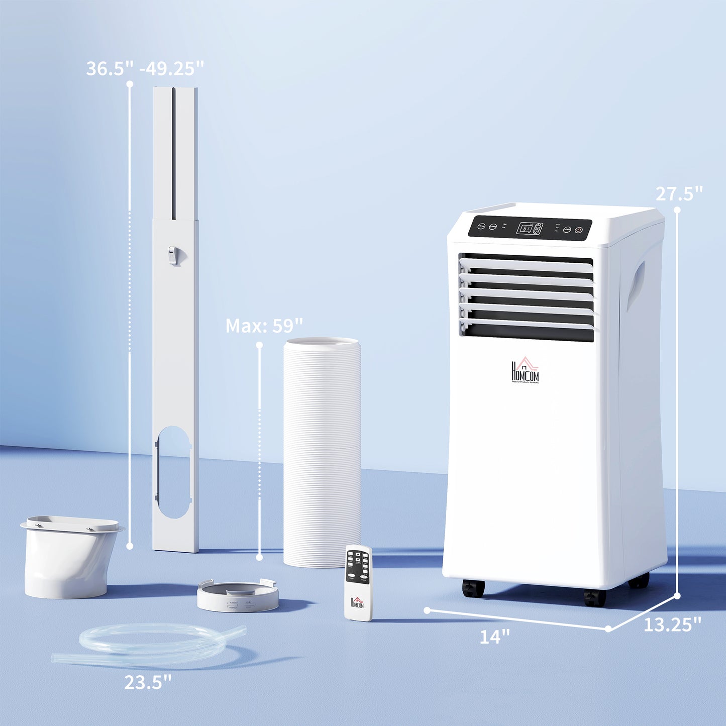 Portable air conditioner dimensions  – Ozon Air Pro