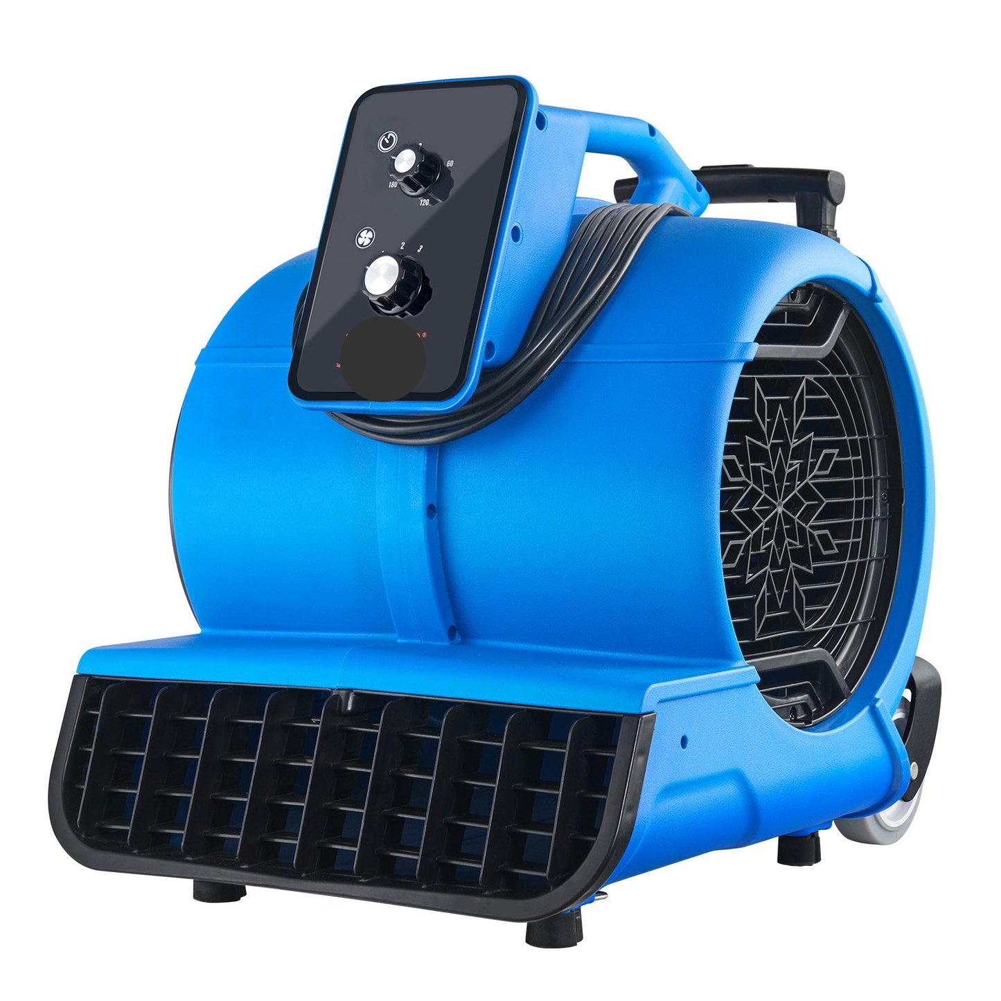 OzonAir Pro 4000 industrial high velocity floor blower 1hp motor 4000 CFM blue