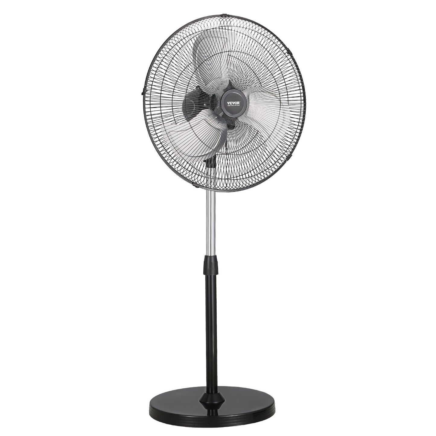 8-inch high-performance pedestal fan full view on white background
