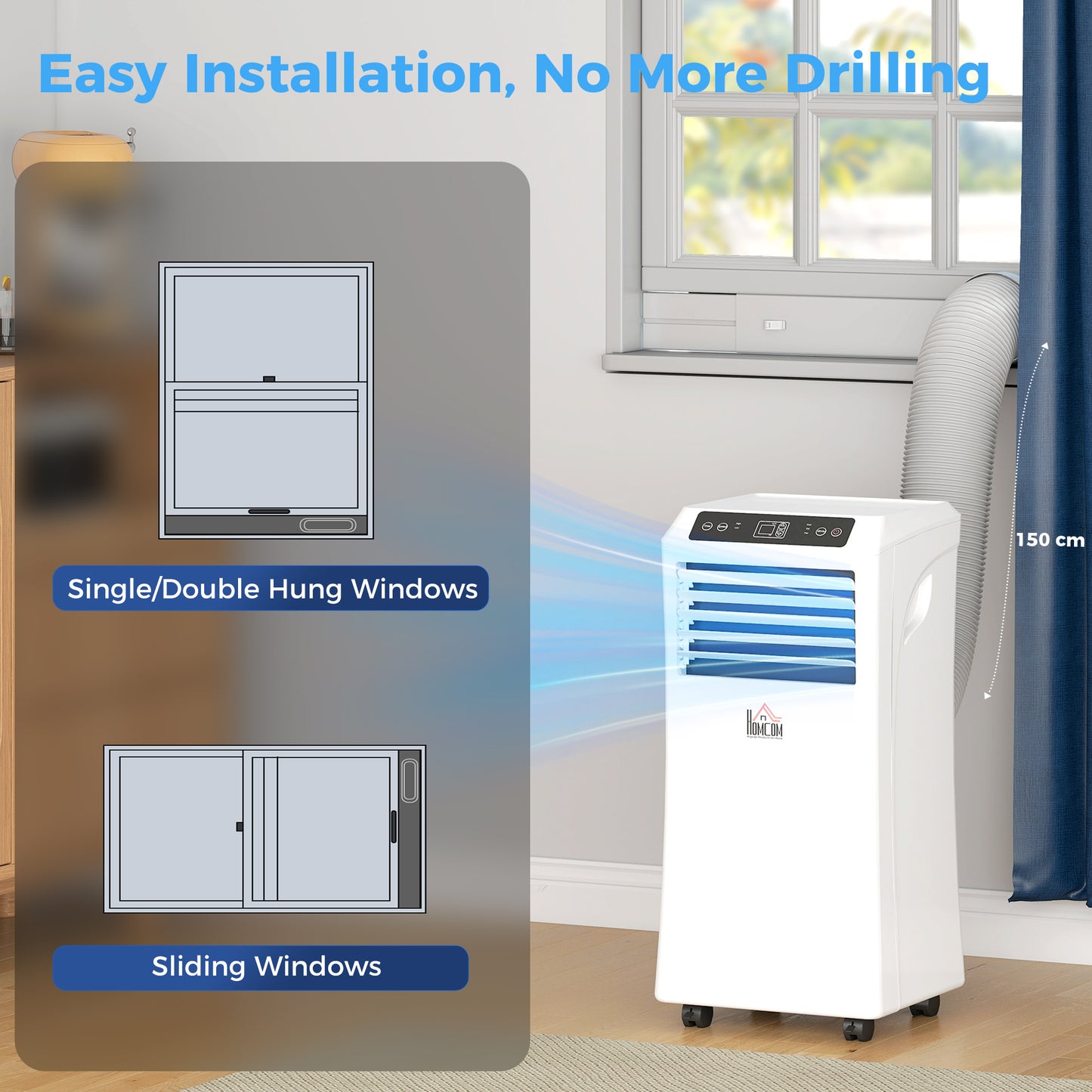 Window installation kit for portable air conditioner – Ozon Air Pro