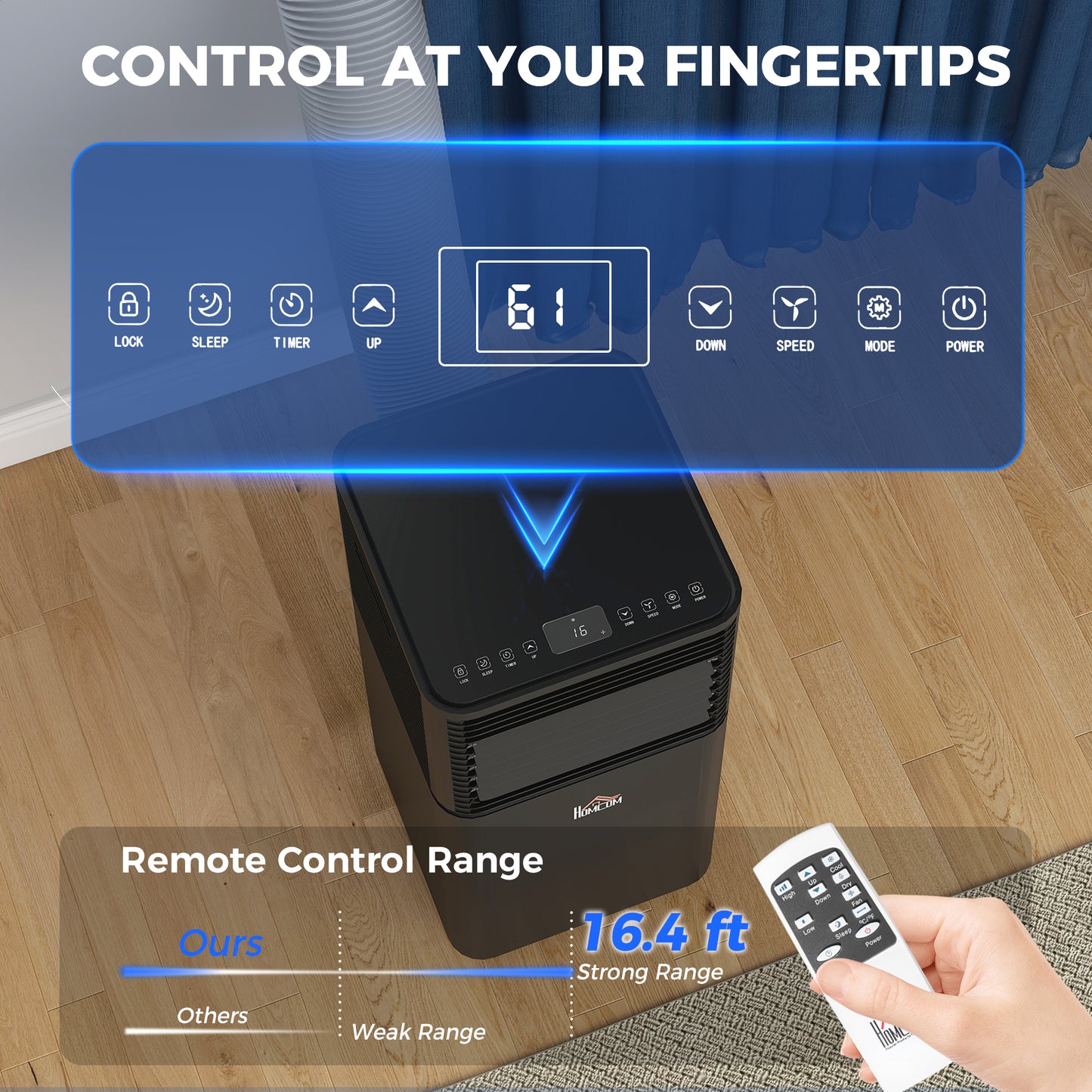 Remote control for portable air conditioner – Ozon Air Pro
