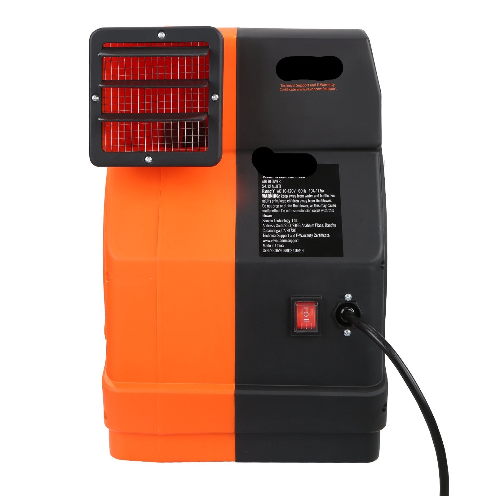 OzonAir Pro 1100W | Commercial Inflatable Blower - 1.5 HP Bounce House Pump | 5 HP - Professional Detail 1