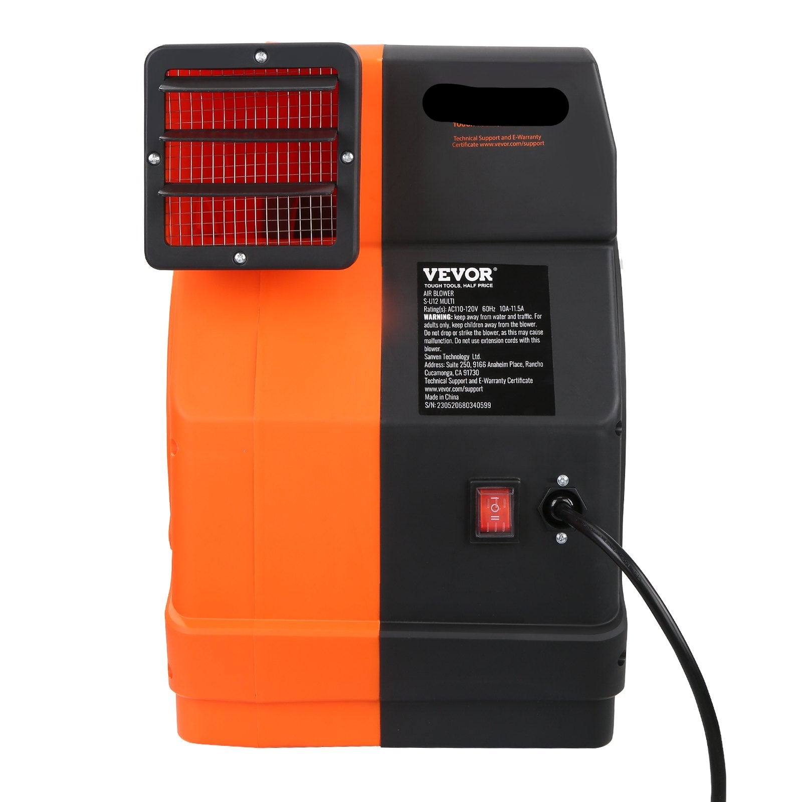 OzonAir Pro 1100W | Commercial Inflatable Blower - 1.5 HP Bounce House Pump | 5 HP - Professional Detail 6